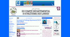 Desktop Screenshot of cd40.athle.org