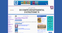 Desktop Screenshot of cda76.athle.org