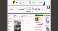 Desktop Screenshot of correze.athle.org