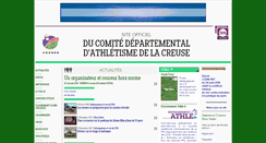 Desktop Screenshot of creuse.athle.org
